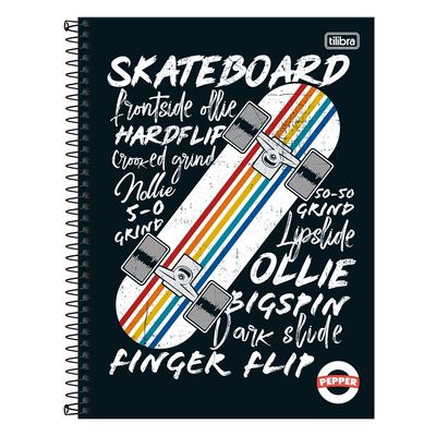 Caderno Universitário Tilibra Espiral Capa Dura Pepper 1 Matéria - Item Sortido