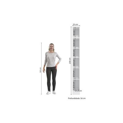 Guarda-roupa Closet Kappesberg Adapt Branco 25cm