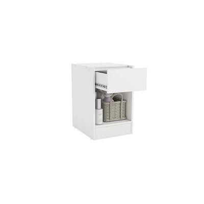 Mesa De Cabeceira 1 Gaveta Kappesberg Adapt Branco