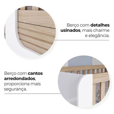 Berço Mini Cama Aconchego Branco Jequitibá Hp – Henn
