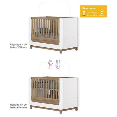Berço Mini Cama Aconchego Branco Jequitibá Hp – Henn