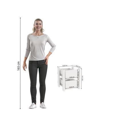 Kit 2 Gavetas Kappesberg Adapt Branco 33cm