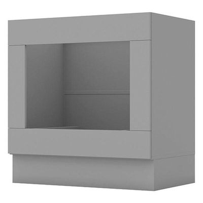 Balcão Forno De Embutir 80cm Americana Cinza – Henn