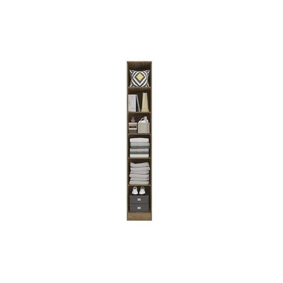 Guarda-roupa 1 Porta Kappesberg Adapt Nogueira/branco 36cm