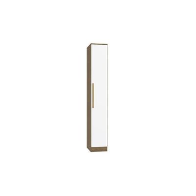 Guarda-roupa 1 Porta Kappesberg Adapt Nogueira/branco 36cm