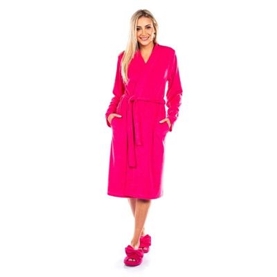 Roupão Em Atoalhado Vairelli Modelo Mônica Magenta 5277 Tamanho Gg