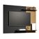 Painel Para 50 Polegadas La Spazia Preto Ripado