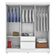Cômoda Flora E Guarda Roupa Casal Flash 2 Branco Flex - Demóbile