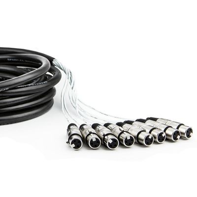 Multicabos Xlr 8 Vias Santo Angelo - 30 Mt