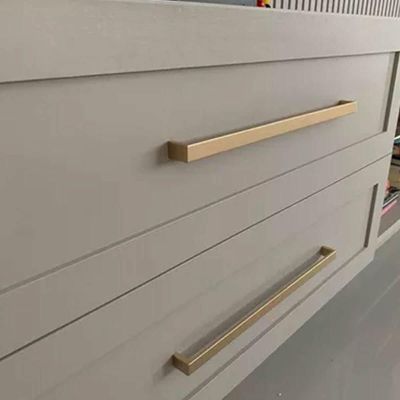 Puxador Dourado 23cm para Móveis Piauí Torralba Armário Cômoda Zamac