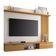 Painel Para Tv Lets Cinamomo Off White - Hb Móveis