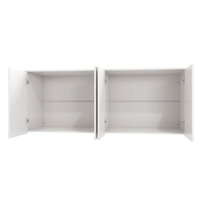 Armário Aéreo 4 Portas Kappesberg Adapt Branco 175cm