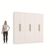 Guarda-roupa 6 Portas 4 Gavetas Kappesberg Adapt Branco