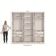 Guarda-roupa 6 Portas 4 Gavetas Kappesberg Adapt Branco