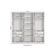 Guarda-roupa 6 Portas 4 Gavetas Kappesberg Adapt Branco