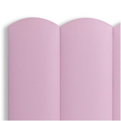 Cabeceira Casal Kit 7 Placas Modelo Nuvem - Courino Rosa