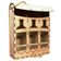Mini Adega Mdf Para 03 Garrafas
