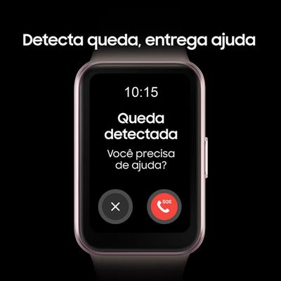 Galaxy Fit3 Display 1.6 Polegadas AMOLED Bluetooth Samsung Rosê