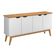 Buffet Com 4 Portas Capela Branco Acetinado Cinamomo