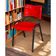 Cadeira Iso Base Preto Igreja, Escola, Escritório - Vermelho - Kit 10 Peças