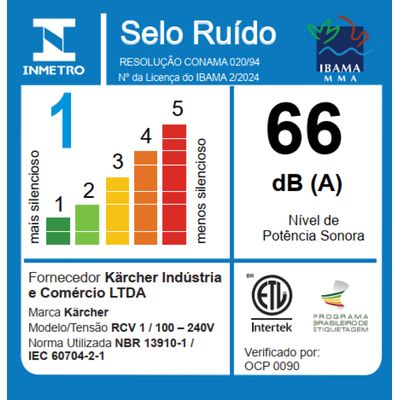 Robô Aspirador de Pó Karcher RCV 1 - Bivolt