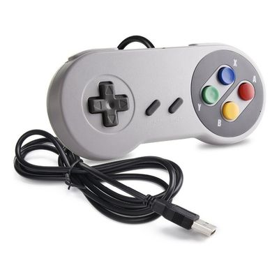 CONTROLE JOYSTICK PARA SUPER NINTENDO USB PC