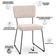 Kit 06 Cadeiras Decorativas Para Sala De Jantar Allana L02 Suede Bege - Lyam Decor