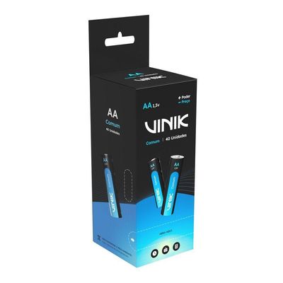 Pilha Comum Aa Tubo C-40 1.5v - Vp2at40c