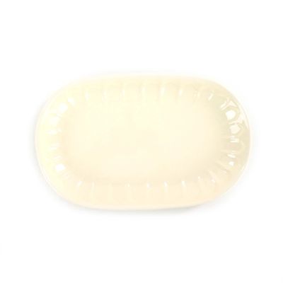 Travessa Le Badem em Cerâmica Bege Oval 25cm - 1 Peça