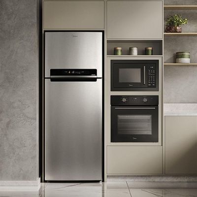 Forno Elétrico De Embutir Midea Digital Com Air Fryer 68L TSD62 220V