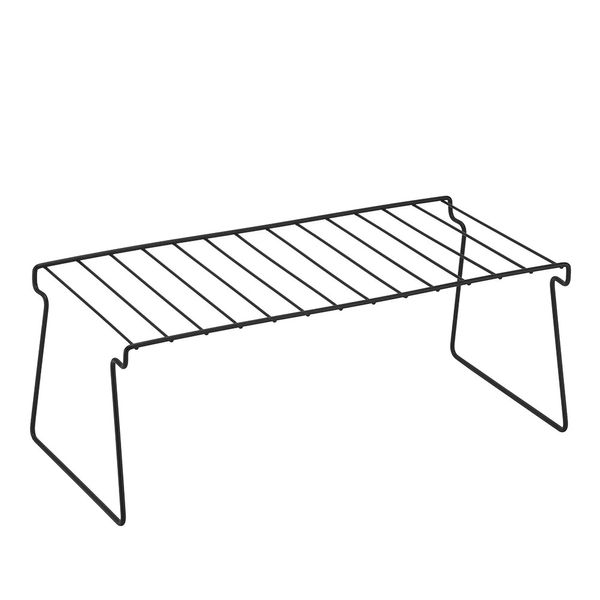 Prateleira Para Armário Arthi Linha Black Life 35,7x18,2x14,2 cm Prateleira Para Armário Arthi Linha Black Life 35,7x18,2x14,2 cm