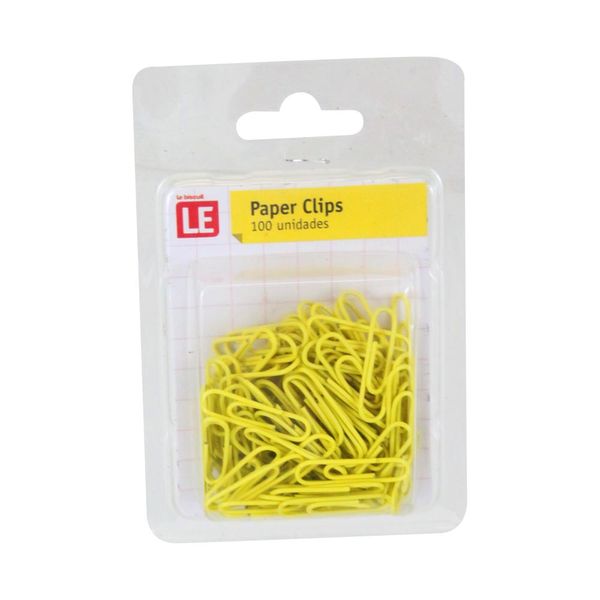 Clip Le Rosa 28mm com 100 Unidades Cores Diversas - Item Sortido Clip Le Rosa 28mm com 100 Unidades Cores Diversas - Item Sortido