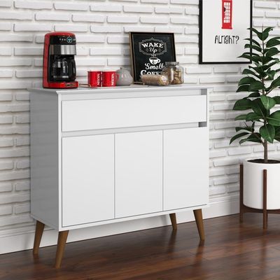 Aparador Buffet 3 Portas Brisbane Branco