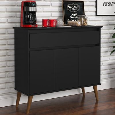 Aparador Buffet 3 Portas Brisbane Preto