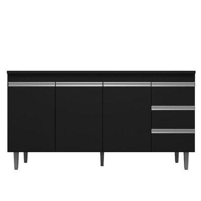 Balcão De Pia Andréia 150 Cm Preto – Ajl