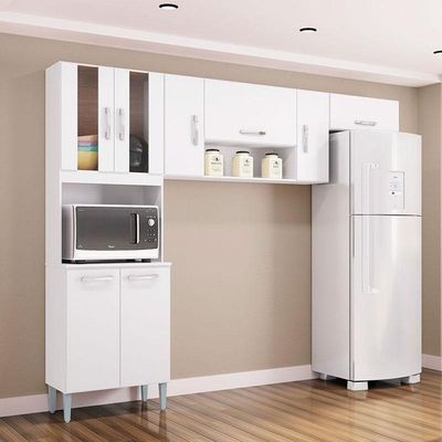 Cozinha Lavinia 3 Peças Branco - Poquema
