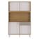 Cozinha Ambiente Kit Cassia 8 Portas Damasco Off White - Poquema