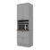 Torre Quente 1 Forno Americana Cinza Com Tampo Nature – Henn
