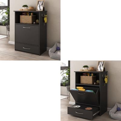 Balcão Multiuso/comedouro Para Cães E Gatos Multimóveis Mp6026 Preto
