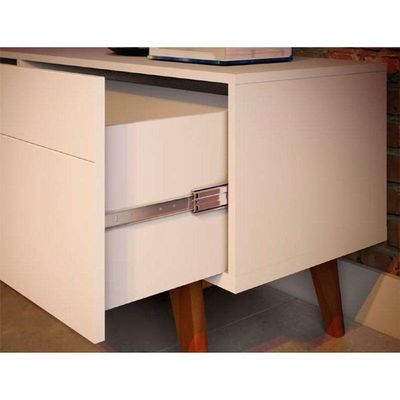 Rack Bancada Classic 2 Gavetas 1.8 Off White Nature - Imcal