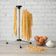 Varal Secador Massas Python Pasta Macarrao 14 Hastes Profissional Escorredor Dobravel Inox Chef Rotativo