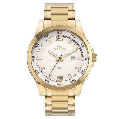 Relógio Technos Masculino Racer Básico Dourado - 2115UBG/1K