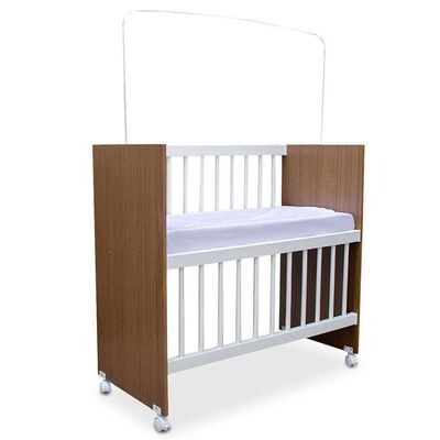 Mini Berço Moisés Ambiente Alegria Branco Amadeirado Com Colchão ? Veronez