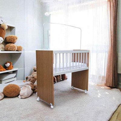 Mini Berço Moisés Ambiente Alegria Branco Amadeirado Com Colchão ? Veronez