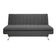 Sofá-Cama Casal 3 Lugares Paiva Suede Grafite