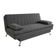 Sofá-Cama Casal 3 Lugares Paiva Suede Grafite