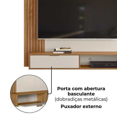Painel Suspenso Para Tv 65 Polegadas 5450 Plla Nature Off White