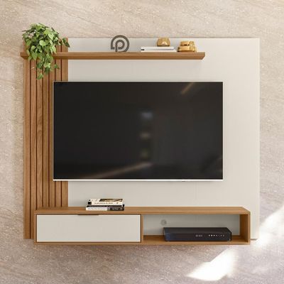 Painel Suspenso Para Tv 65 Polegadas 5450 Plla Nature Off White