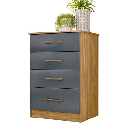 Cômoda Gaveteiro Ambiente Ms913 Freijó Cinza - Moval