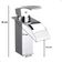 Torneira Banheiro Lavabo Cascata Bica Baixa Monocomando Inox